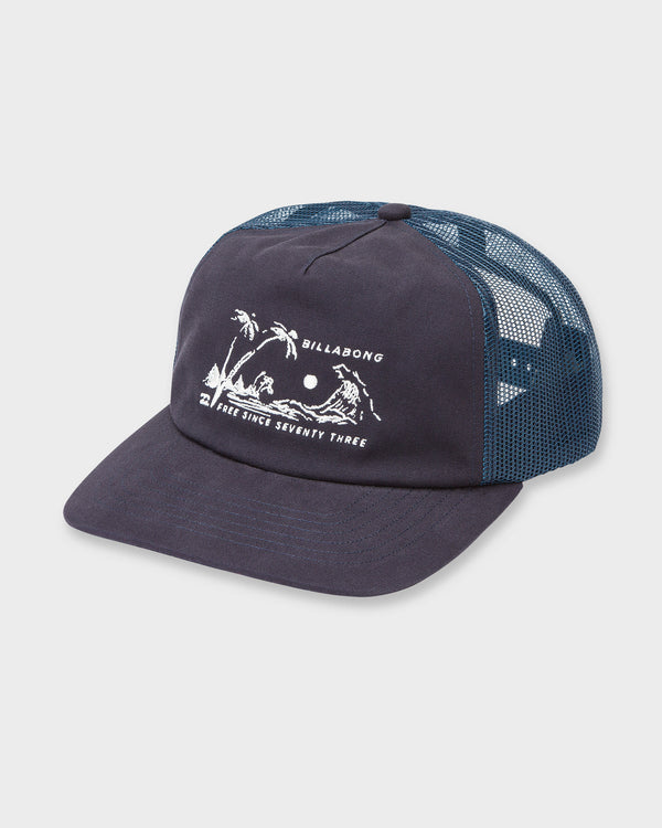 billabong Lounge Trucker Hat - Dark Navy