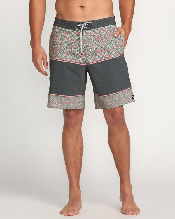 billabong Lowers Lo Tide 19" Boardshorts - Mist Green