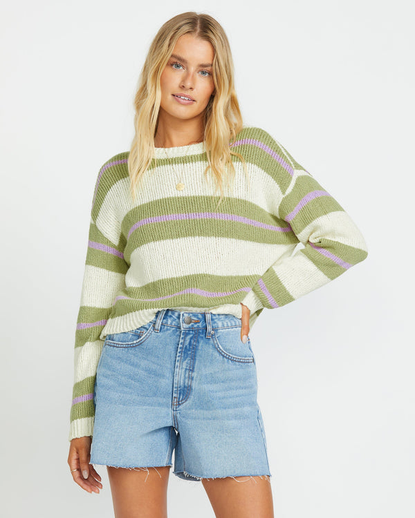 Billabong Make It Waves Sweater - Avocado