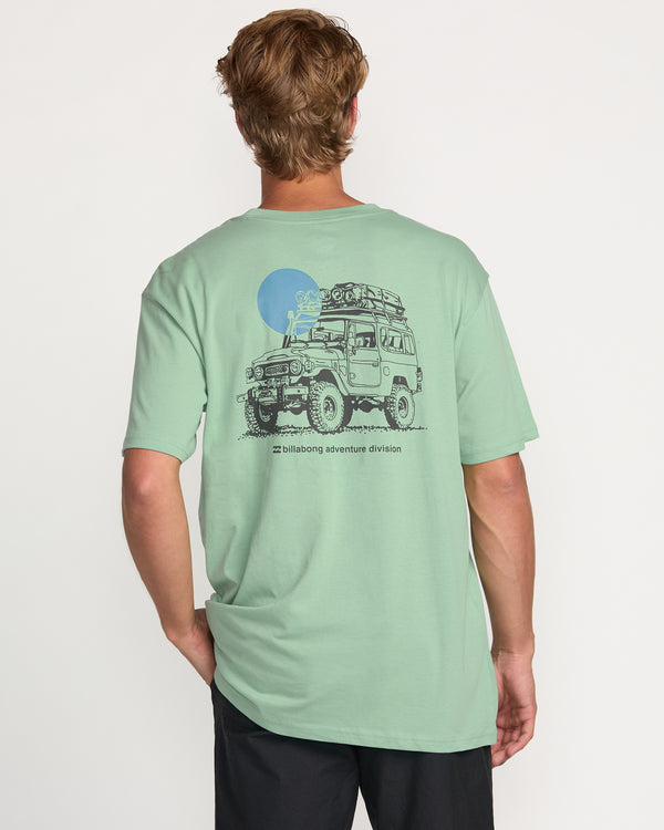 Billabong Making Tracks A/Div Tee - Mist Green