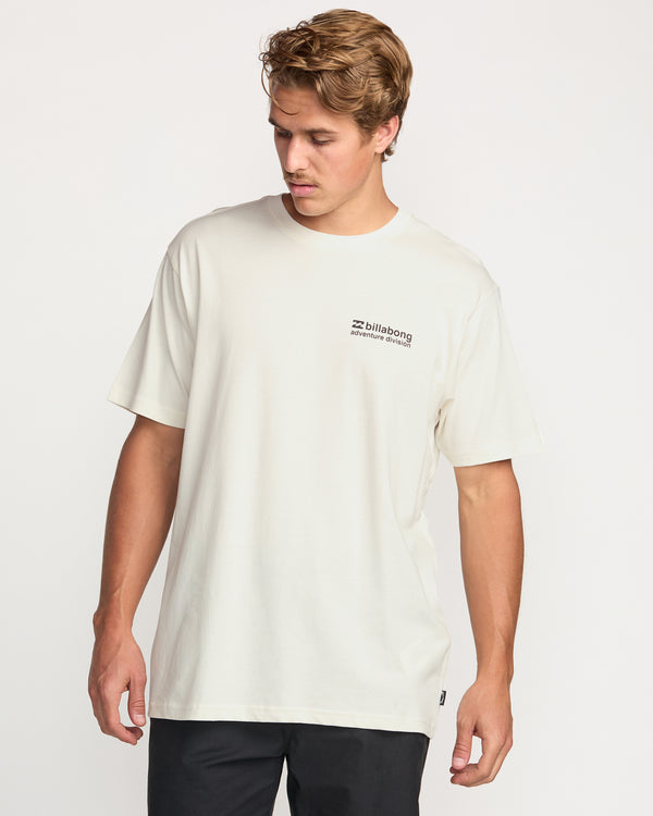 Billabong Making Tracks A/Div Tee - Off White