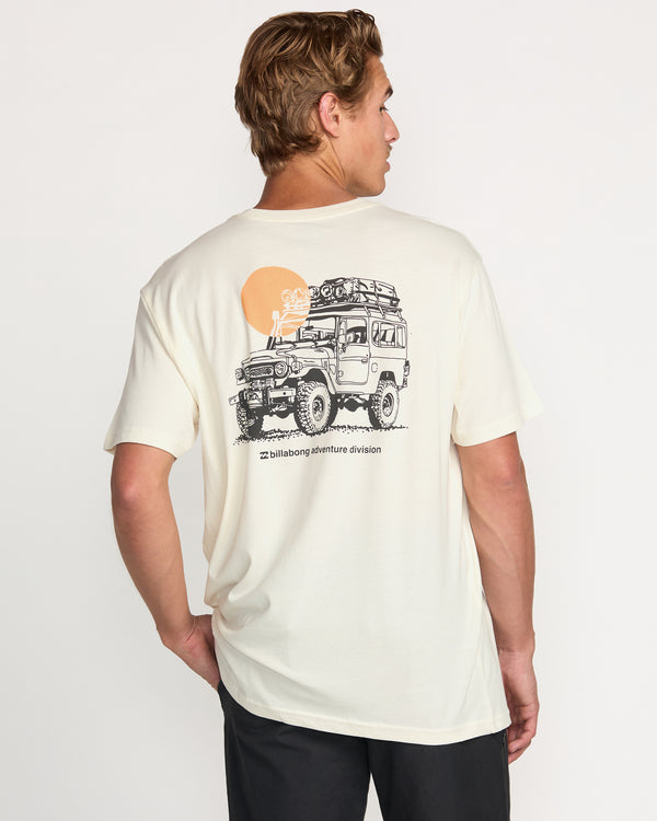 Billabong Making Tracks A/Div Tee - Off White