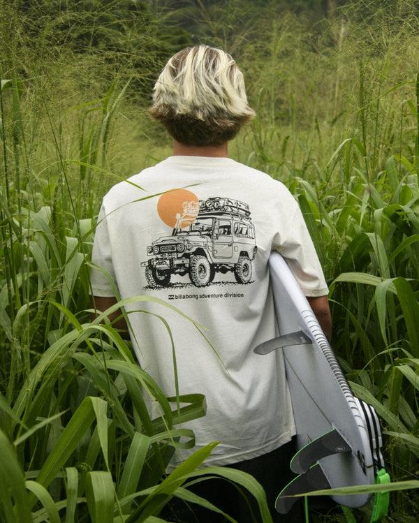 billabong Making Tracks A/Div Tee - Off White