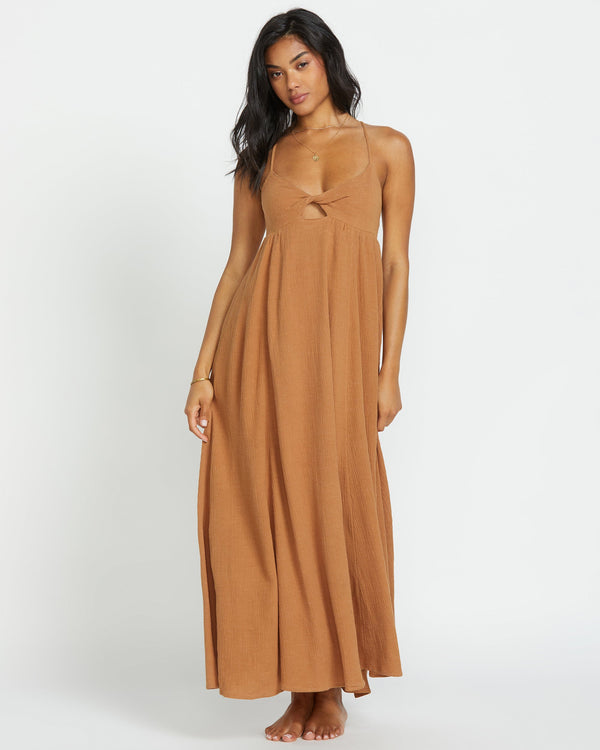 Billabong Modern Love Maxi Dress - Doeskin