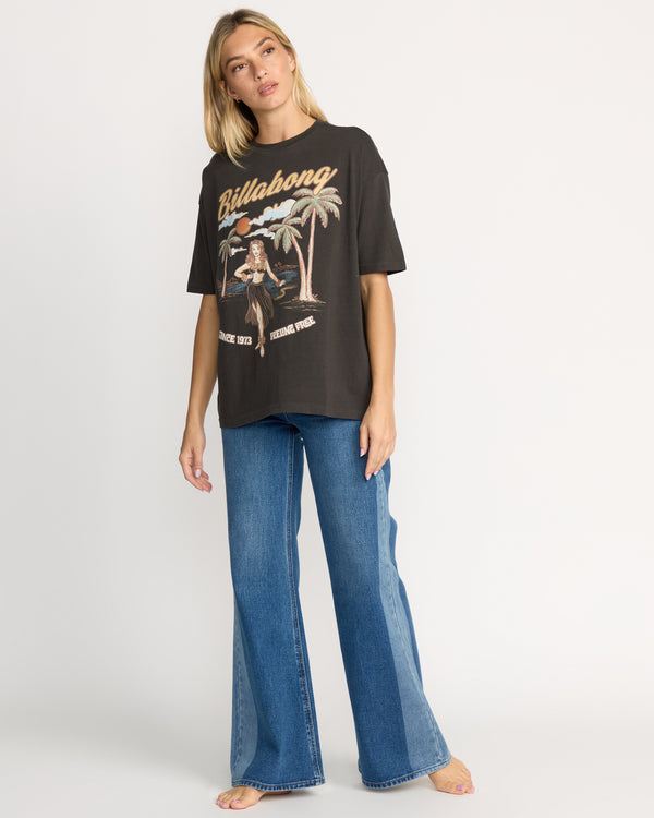 Billabong My Sunny Girl T-Shirt - Off Black