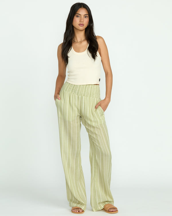 Billabong New Waves 2 Elastic Waist Pants - Avocado