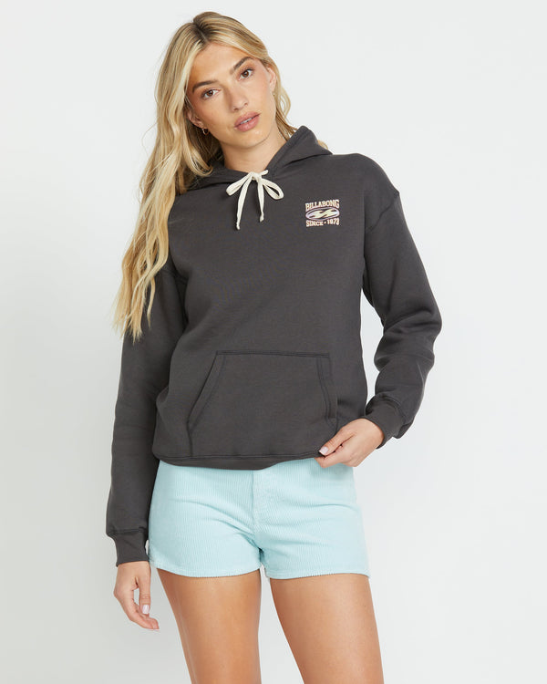 billabong Nice Vibes Po Hoodie - Off Black
