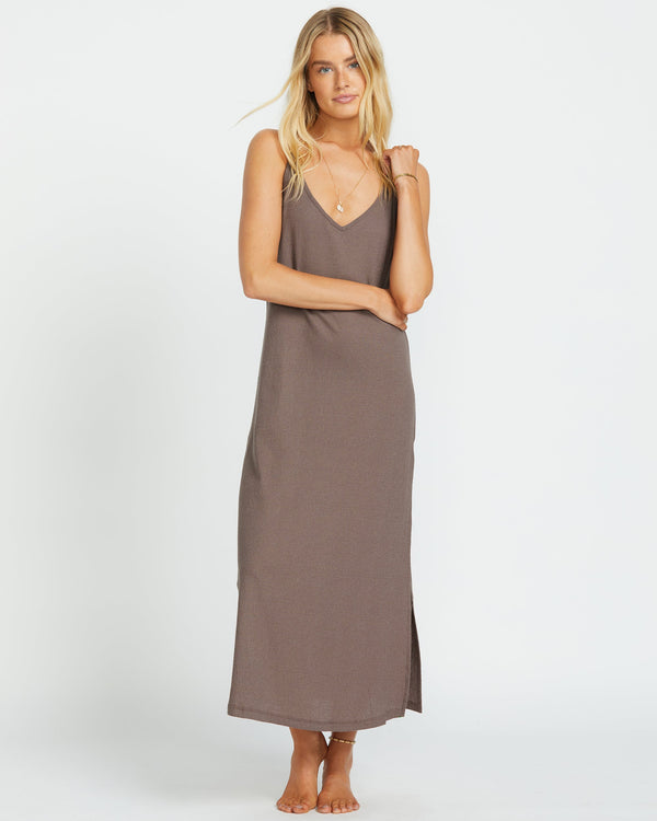Billabong Night Waves Midi Dress - Kona