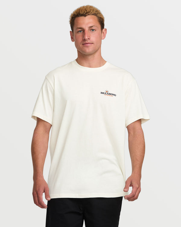 Billabong No Pressure Premium Tee - Off White