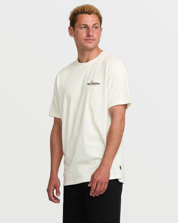 Billabong No Pressure Premium Tee - Off White