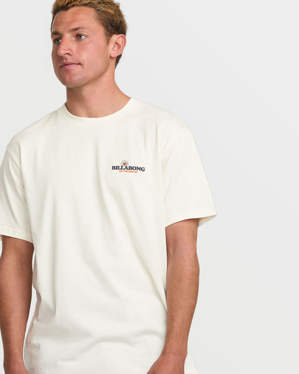Billabong No Pressure Premium Tee - Off White