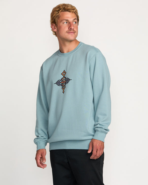 Billabong Occy Crew Sweatshirt - Cloud Blue