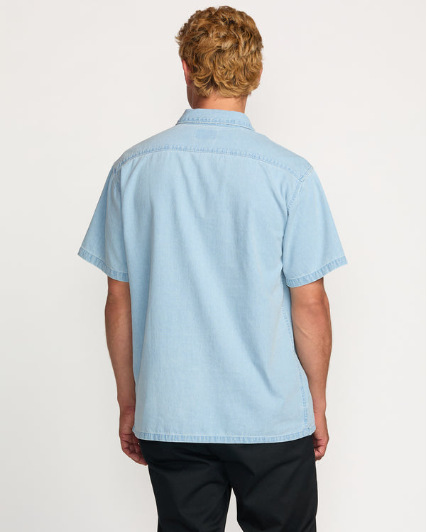 Billabong Occy Short Sleeve Shirt - Cloud Blue