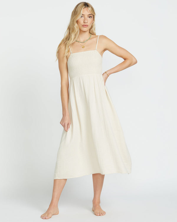 Billabong Off The Coast Dress - Whitecap