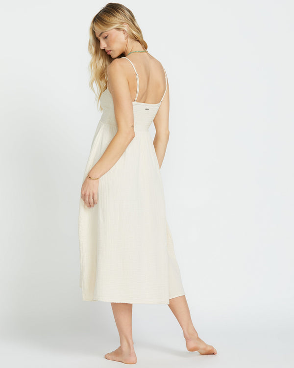 Billabong Off The Coast Dress - Whitecap