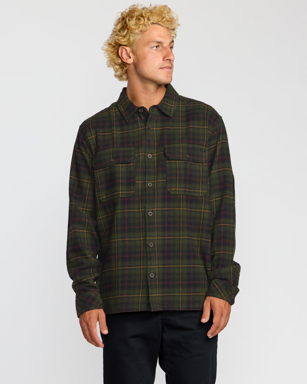 billabong Offshore Flannel Shirt - Black