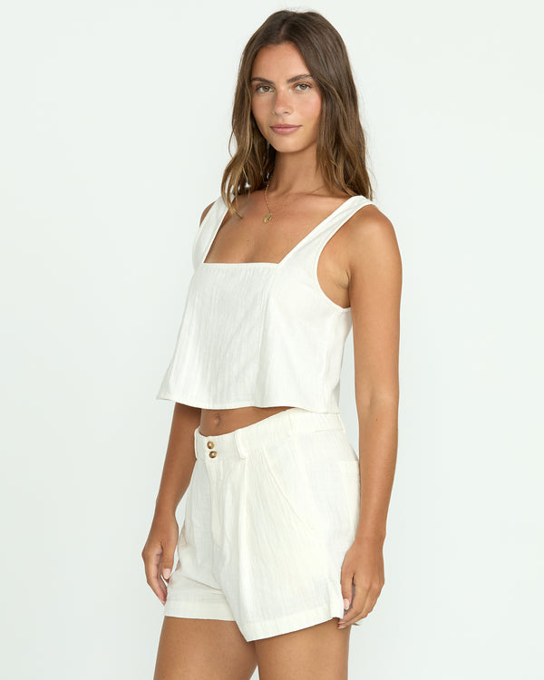 Billabong Open Skies Woven Tank - Salt Crystal