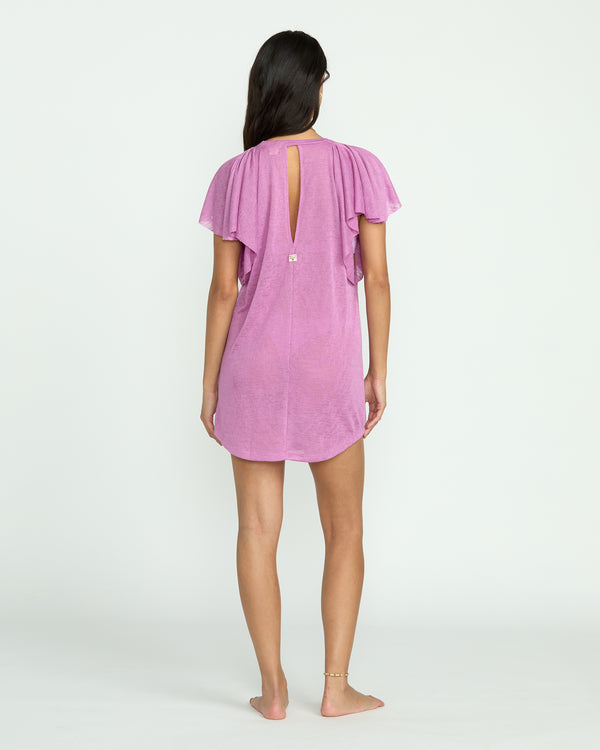 Billabong Out For Waves Coverup Dress - Bright Rose