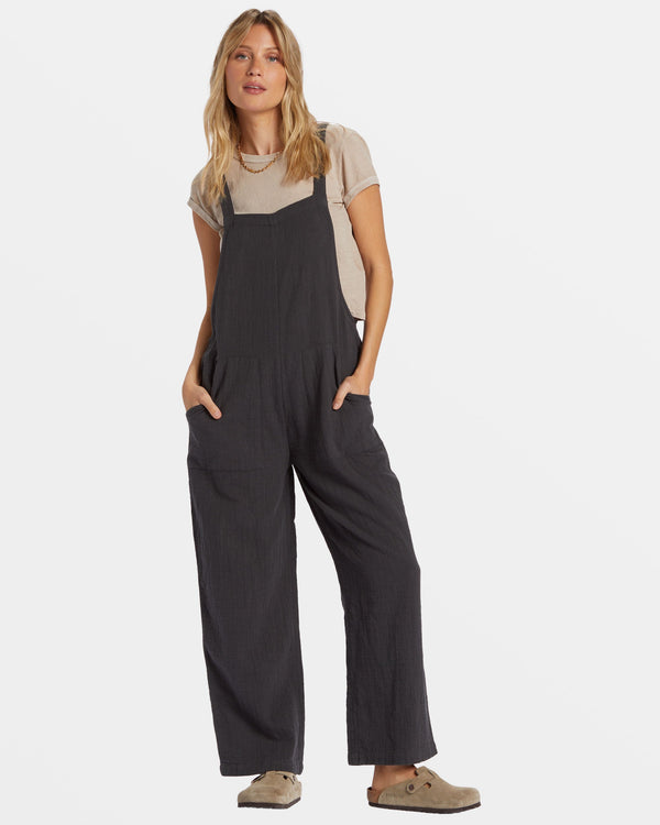 Billabong Pacific Time Jumpsuit - Black Sands