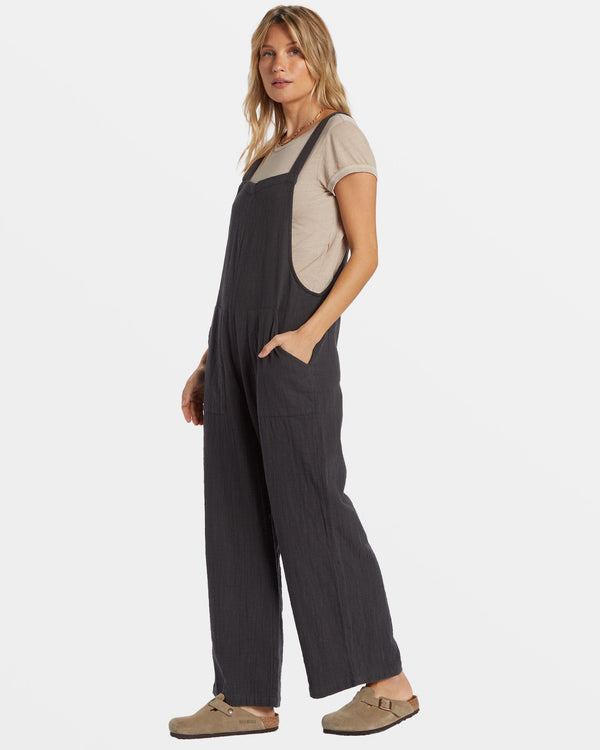 Billabong Pacific Time Jumpsuit - Black Sands