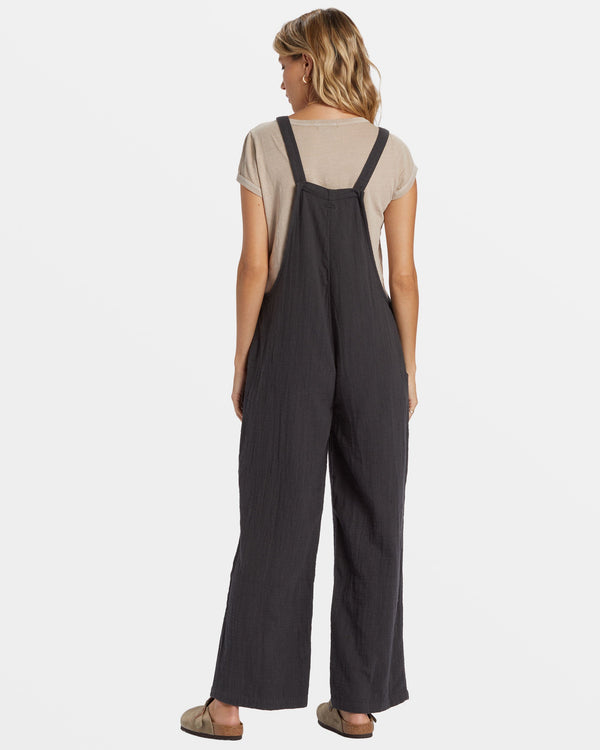 Billabong Pacific Time Jumpsuit - Black Sands
