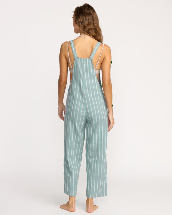 Billabong Pacific Time Jumpsuit - Blue Fog