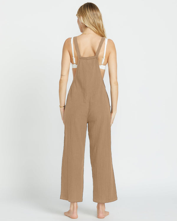 Billabong Pacific Time Jumpsuit - Khaki