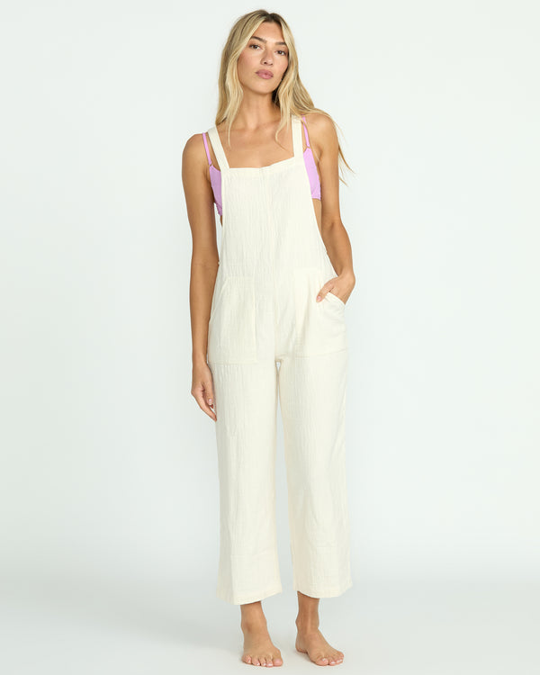 billabong Pacific Time Jumpsuit - Whitecap