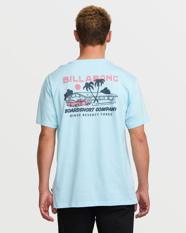 billabong Palm Springs Premium Tee - Coastal Blue