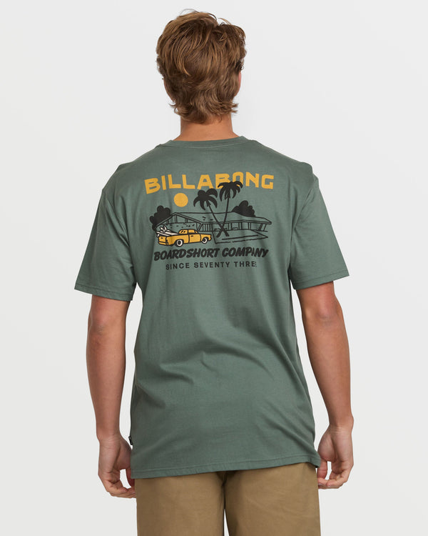 billabong Palm Springs Premium Tee - Dark Slate