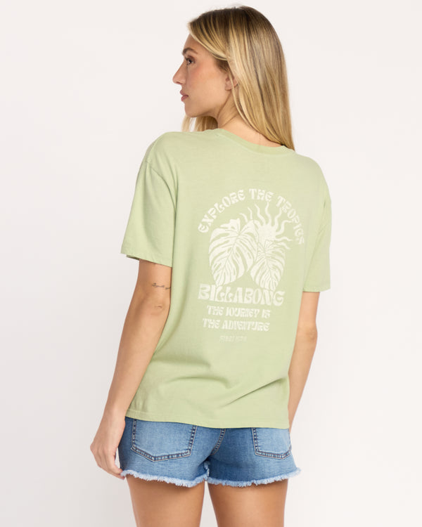 Billabong Paradise Calling Tee - Pistachio