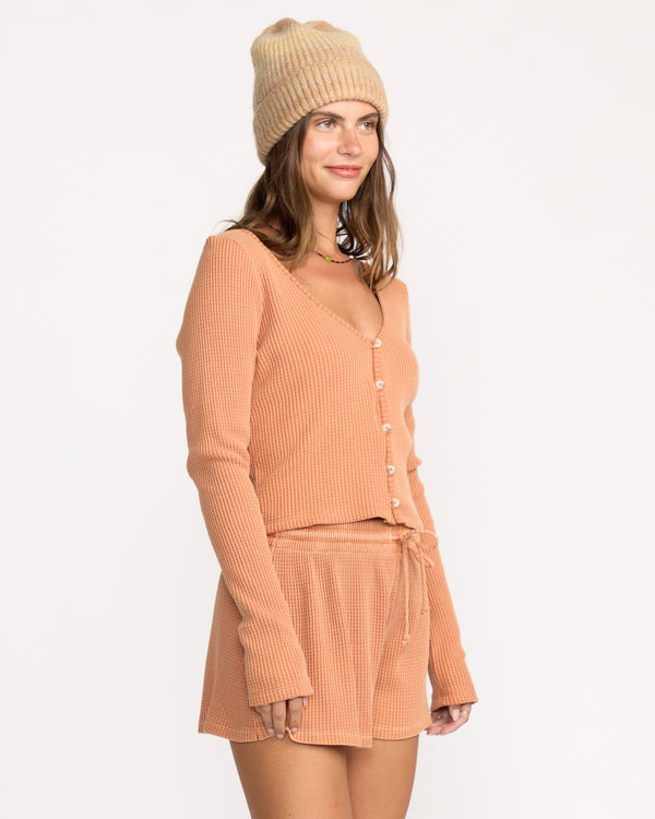 Billabong Paxton Long Sleeve Top - Sunburnt