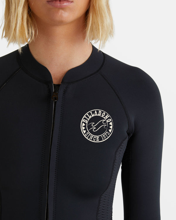 Billabong Peeky Natural Flatlock Jacket - Black