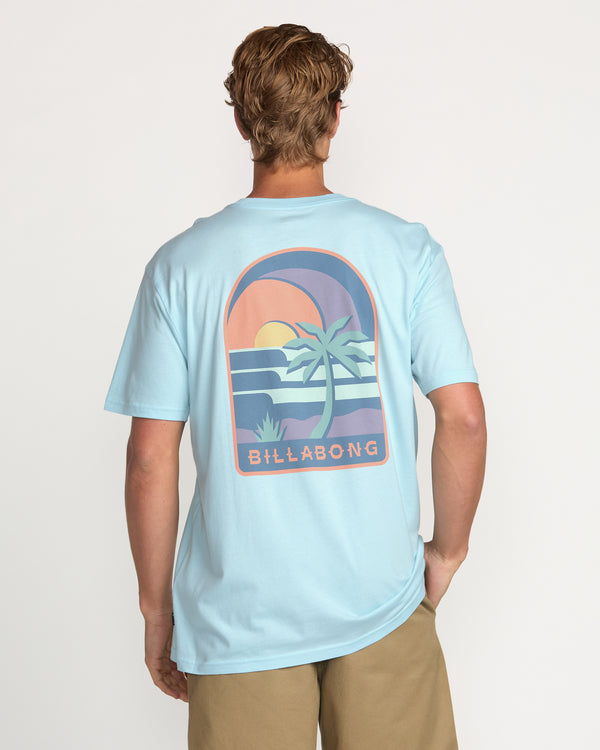 Billabong Portal Premium Tee - Coastal Blue
