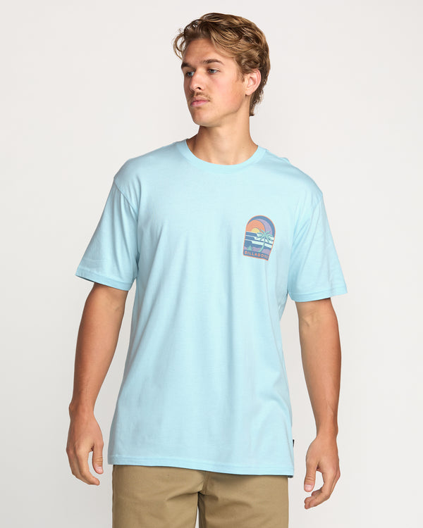billabong Portal Premium Tee - Coastal Blue