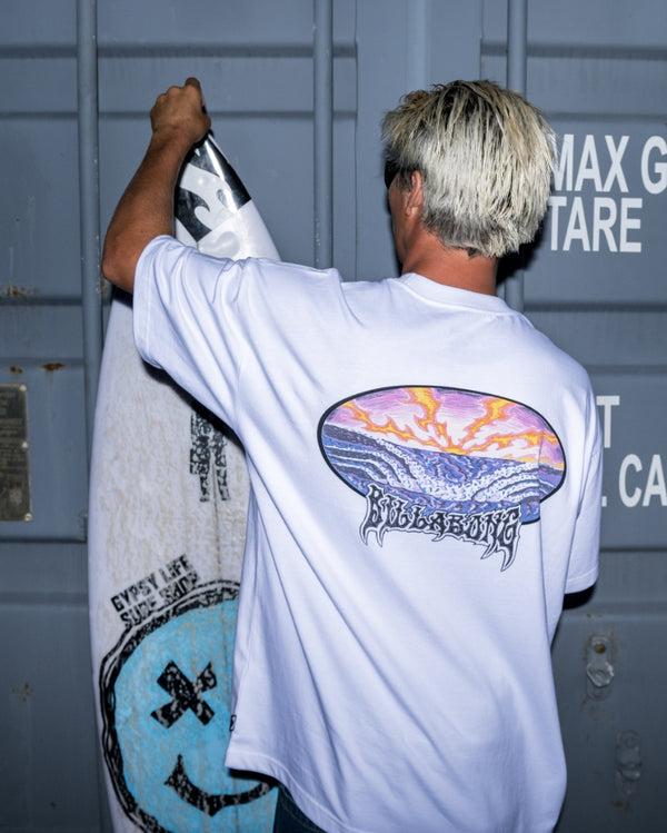 billabong Quadriple OG Short Sleeve T-Shirt - White