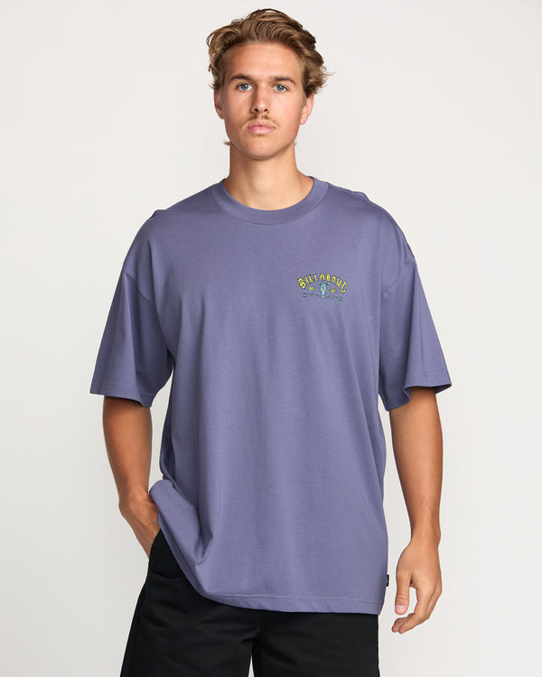 Billabong Raging Bull Regular Tee - Lavender