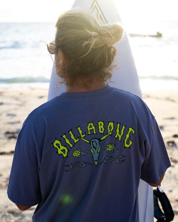 billabong Raging Bull Regular Tee - Lavender