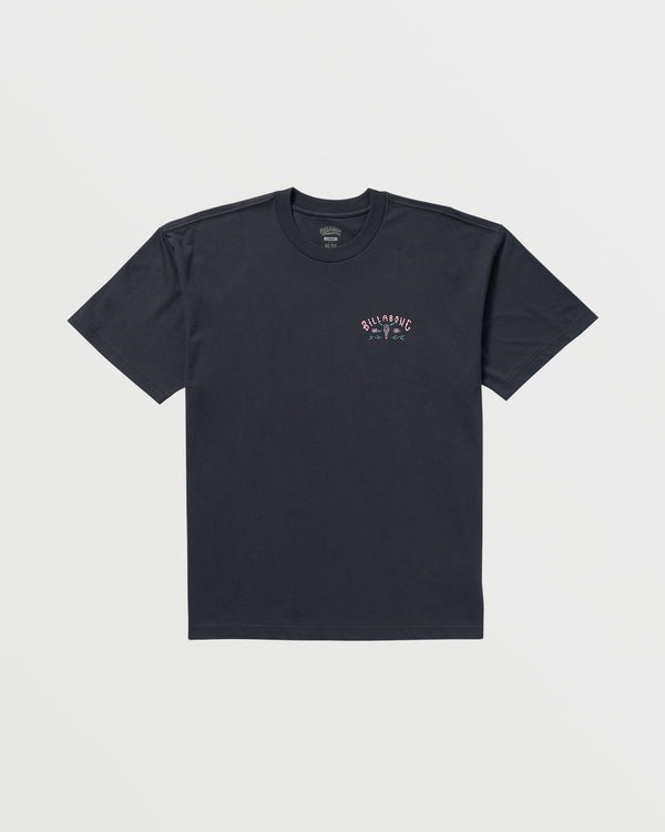 Billabong Raging Bull Regular Tee - Washed Black
