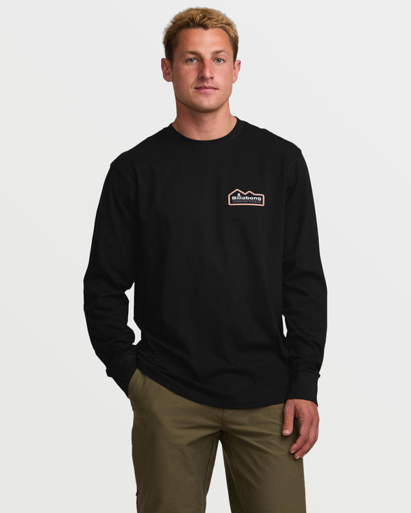 Billabong Range A/Div Long Sleeve Tee - Black