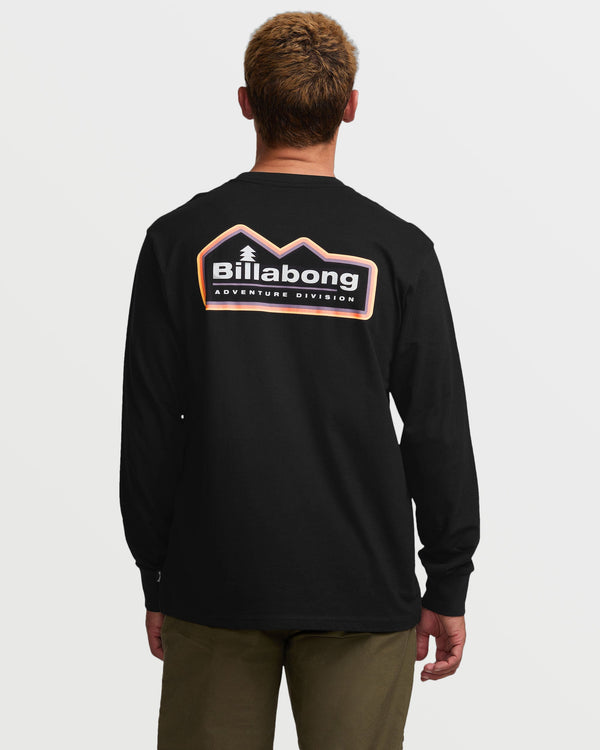 billabong Range A/Div Long Sleeve Tee - Black