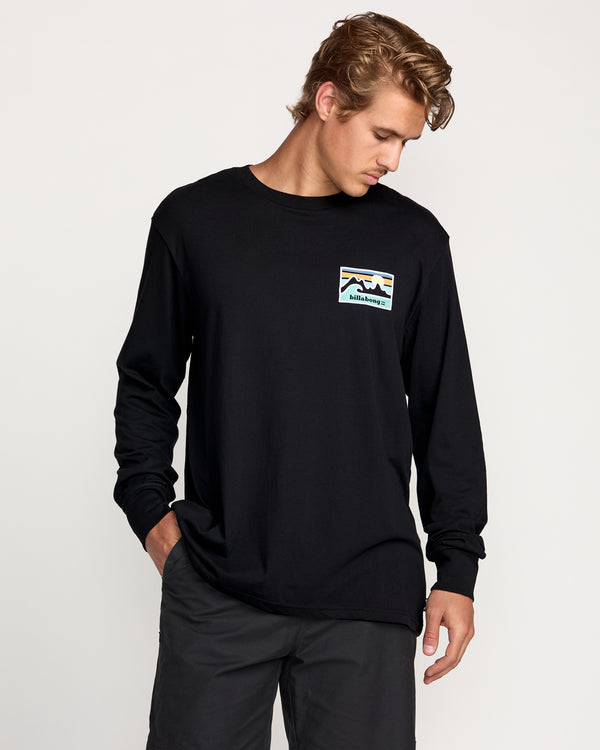 billabong Range A/Div Long Sleeve Tee - Black