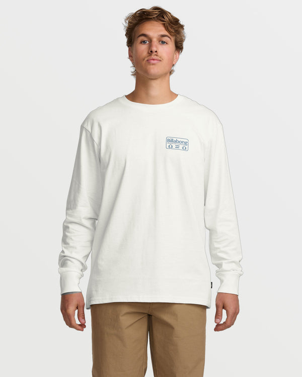 Billabong Range A/Div Long Sleeve Tee - Off White