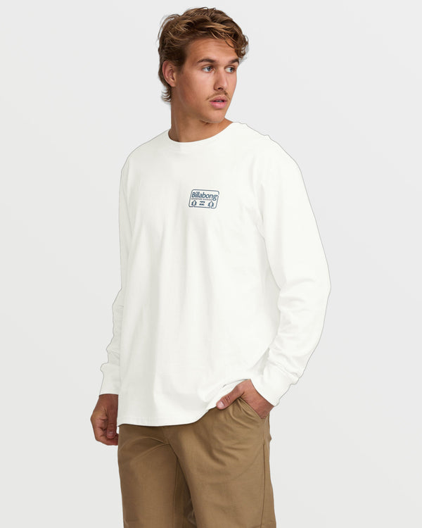 Billabong Range A/Div Long Sleeve Tee - Off White