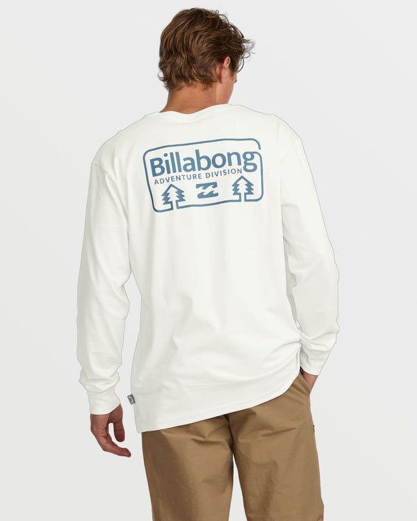 billabong Range A/Div Long Sleeve Tee - Off White