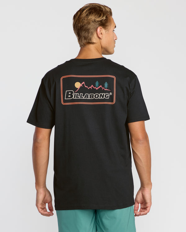 Billabong Range A/Div Short Sleeve T-Shirt - Black