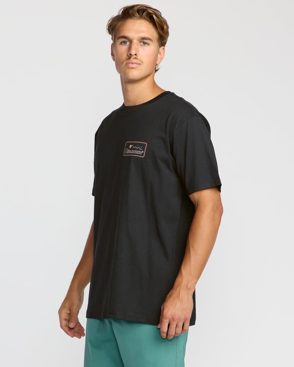 Billabong Range A/Div Short Sleeve T-Shirt - Black
