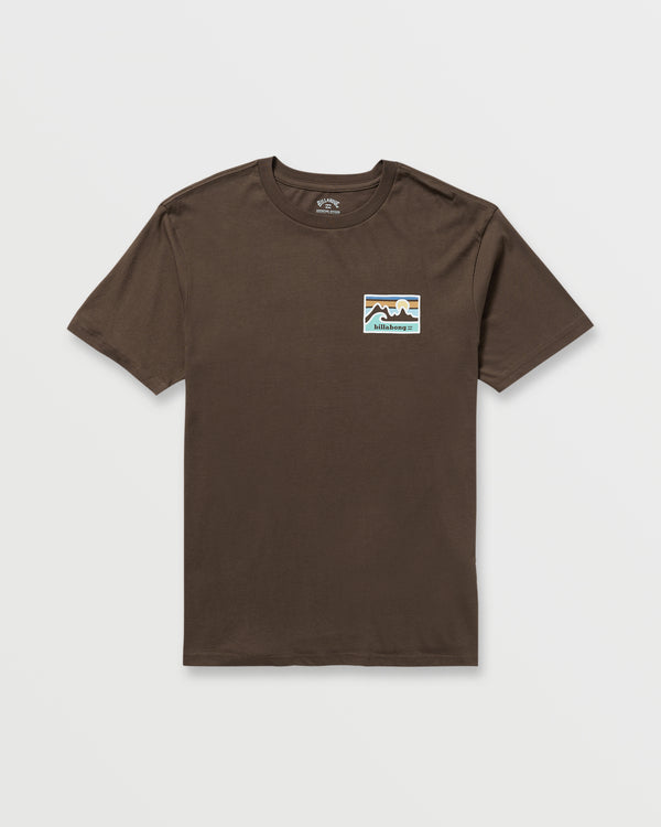 Billabong Range A/Div Tee - Chocolate