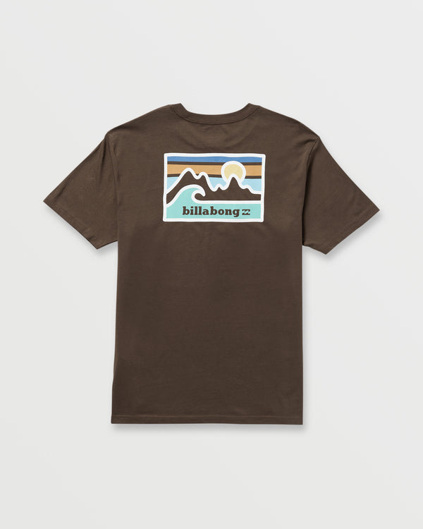 Billabong Range A/Div Tee - Chocolate