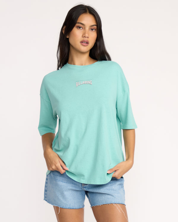 billabong Reach For Sunshine T-Shirt - Misty Blue